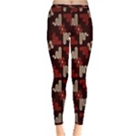 Oriental Dragon Motif Pattern Inside Out Leggings