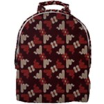 Oriental Dragon Motif Pattern Mini Full Print Backpack