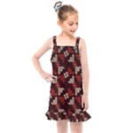 Oriental Dragon Motif Pattern Kids  Overall Dress
