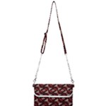 Oriental Dragon Motif Pattern Mini Crossbody Handbag