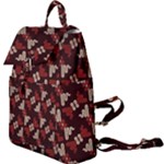 Oriental Dragon Motif Pattern Buckle Everyday Backpack