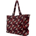 Oriental Dragon Motif Pattern Simple Shoulder Bag