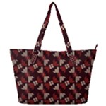 Oriental Dragon Motif Pattern Full Print Shoulder Bag