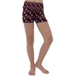 Oriental Dragon Motif Pattern Kids  Lightweight Velour Yoga Shorts
