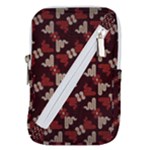 Oriental Dragon Motif Pattern Belt Pouch Bag (Small)