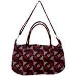 Oriental Dragon Motif Pattern Removable Strap Handbag