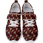 Oriental Dragon Motif Pattern Men s Velcro Strap Shoes