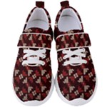 Oriental Dragon Motif Pattern Women s Velcro Strap Shoes