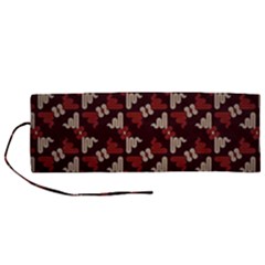 Oriental Dragon Motif Pattern Roll Up Canvas Pencil Holder (M) from ArtsNow.com