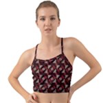 Oriental Dragon Motif Pattern Mini Tank Bikini Top