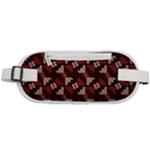 Oriental Dragon Motif Pattern Rounded Waist Pouch