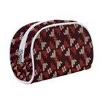 Oriental Dragon Motif Pattern Make Up Case (Small)