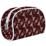 Oriental Dragon Motif Pattern Make Up Case (Large)