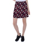 Oriental Dragon Motif Pattern Tennis Skirt