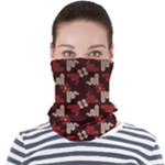 Oriental Dragon Motif Pattern Face Seamless Bandana (Adult)
