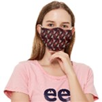 Oriental Dragon Motif Pattern Fitted Cloth Face Mask (Adult)