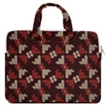 Oriental Dragon Motif Pattern MacBook Pro 13  Double Pocket Laptop Bag