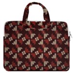 Oriental Dragon Motif Pattern MacBook Pro 16  Double Pocket Laptop Bag 