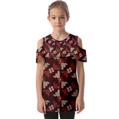 Fold Over Open Sleeve Top 