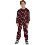 Oriental Dragon Motif Pattern Kids  Sweatshirt set