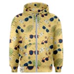Seamless Pattern Of Sunglasses Tropical Leaves And Flowers Men s Zipper Hoodie