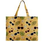 Seamless Pattern Of Sunglasses Tropical Leaves And Flowers Zipper Mini Tote Bag