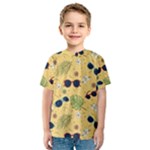 Seamless Pattern Of Sunglasses Tropical Leaves And Flowers Kids  Sport Mesh T-Shirt