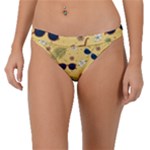 Seamless Pattern Of Sunglasses Tropical Leaves And Flowers Band Bikini Bottoms