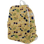 Seamless Pattern Of Sunglasses Tropical Leaves And Flowers Top Flap Backpack