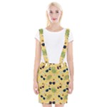 Seamless Pattern Of Sunglasses Tropical Leaves And Flowers Braces Suspender Skirt
