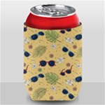 Seamless Pattern Of Sunglasses Tropical Leaves And Flowers Can Holder