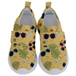 Seamless Pattern Of Sunglasses Tropical Leaves And Flowers Kids  Velcro No Lace Shoes