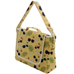 Seamless Pattern Of Sunglasses Tropical Leaves And Flowers Box Up Messenger Bag