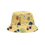 Seamless Pattern Of Sunglasses Tropical Leaves And Flowers Bucket Hat (Kids)