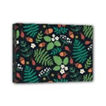 Pattern Forest Leaf Flower Motif Mini Canvas 7  x 5  (Stretched)