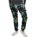 Pattern Forest Leaf Flower Motif Men s Jogger Sweatpants
