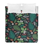 Pattern Forest Leaf Flower Motif Duvet Cover Double Side (Full/ Double Size)