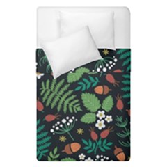 Pattern Forest Leaf Flower Motif Duvet Cover Double Side (Single Size) from ArtsNow.com
