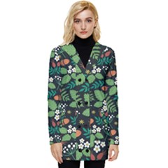 Button Up Hooded Coat  