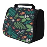 Pattern Forest Leaf Flower Motif Full Print Travel Pouch (Small)