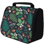 Pattern Forest Leaf Flower Motif Full Print Travel Pouch (Big)