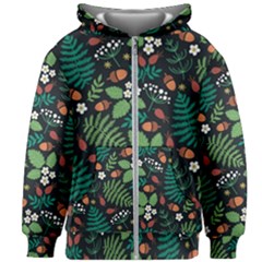 Kids  Zipper Hoodie Without Drawstring 