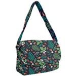 Pattern Forest Leaf Flower Motif Courier Bag