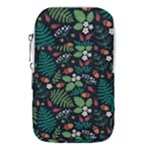 Pattern Forest Leaf Flower Motif Waist Pouch (Small)