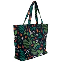 Zip Up Canvas Bag 