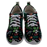 Pattern Forest Leaf Flower Motif Women Athletic Shoes