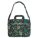 Pattern Forest Leaf Flower Motif MacBook Pro 16  Shoulder Laptop Bag