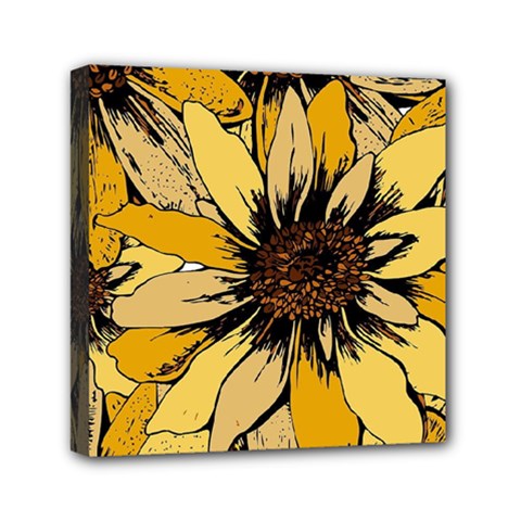 Colorful Seamless Floral Pattern Mini Canvas 6  x 6  (Stretched) from ArtsNow.com