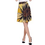 Colorful Seamless Floral Pattern A-Line Skirt