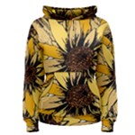 Colorful Seamless Floral Pattern Women s Pullover Hoodie